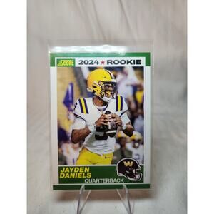 2024 Jayden Daniels # 2 Rookie 1989 Score Football Lookalike